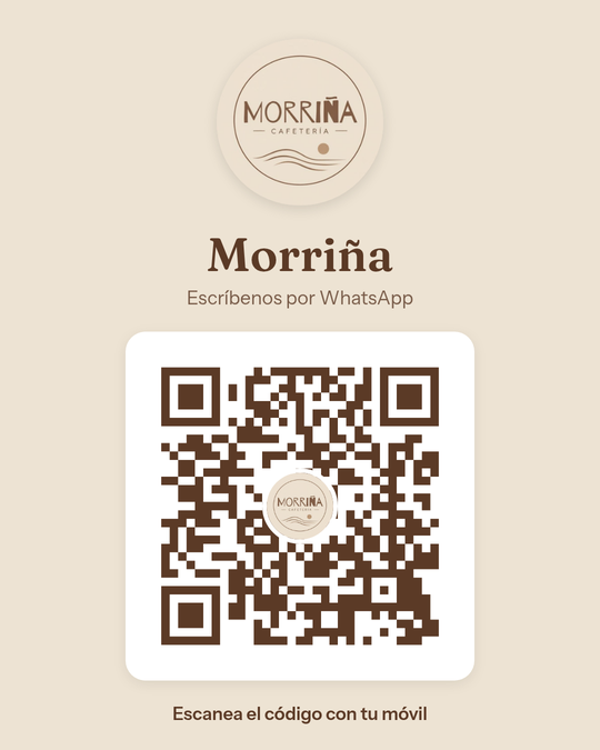Código QR para escribir a Morriña Café por WhatsApp